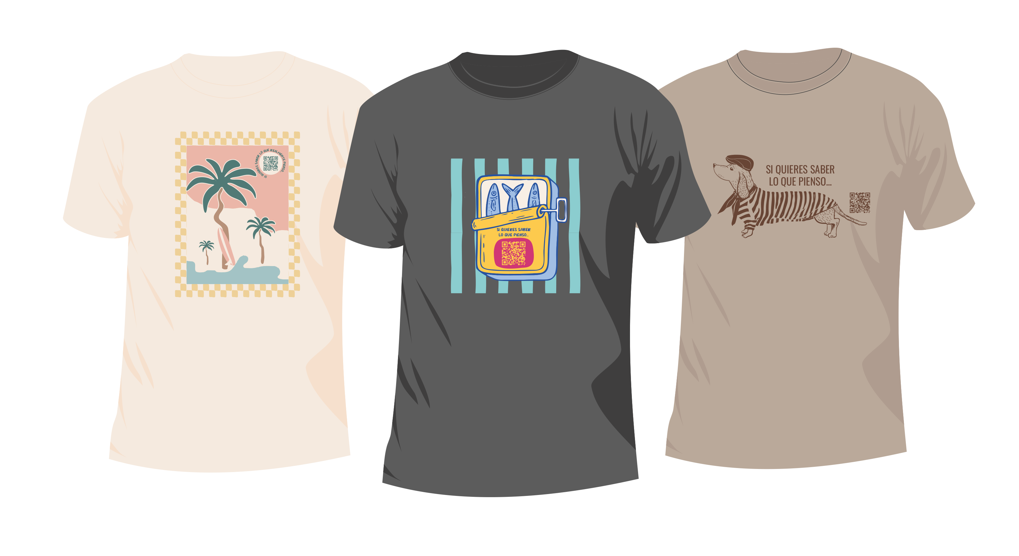 Camisetas QR Vivo con disenos exclusivos